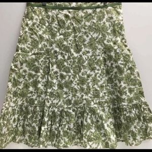 Womens Size 8 Ann Taylor A-Line Floral Skirt